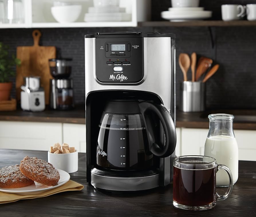 Mr. Coffee コーヒーメーカー 自動一時停止とガラスカラフェ付き 12カップ ブラック Amazon | Mr. Coffeeブラックコーヒーメーカー 12カップ 自動
